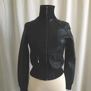 Vegan bomber jacket